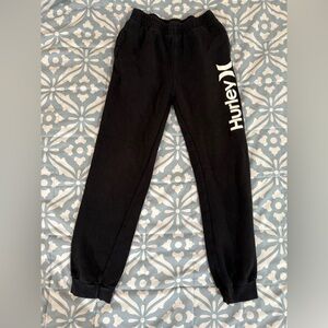 Hurley Black Sweatpants for Active Comfort